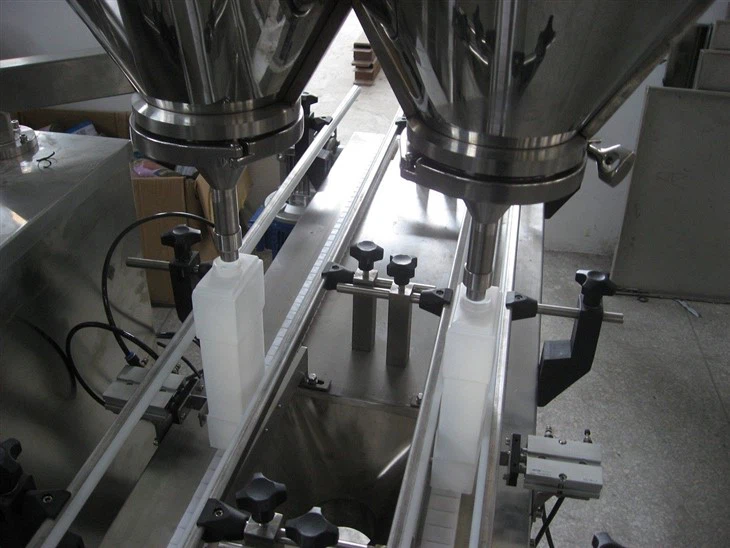 Double Heads Powder Filling Machine