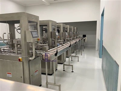 Potpuno automatska proizvodna linija za pakiranje limenki s proteinskim prahom od kave Stroj za punjenje limenki s mlijekom u prahu